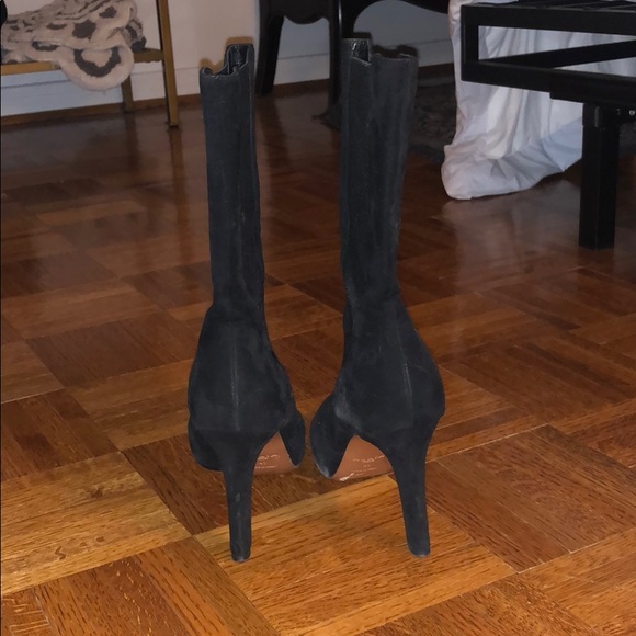 Alaia black suede boot - Picture 4 of 7